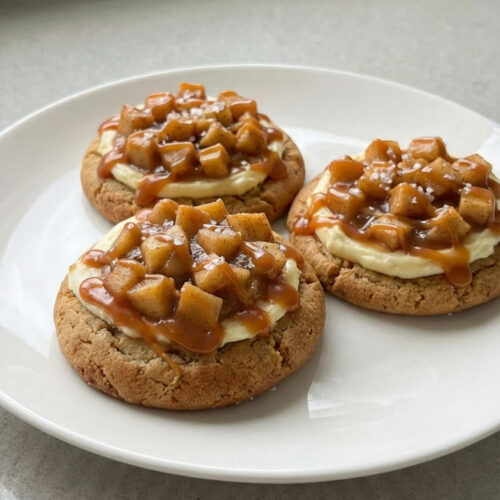 Salted Caramel Apple Pie Cheesecake Cookies – Ultimate Fall Treat