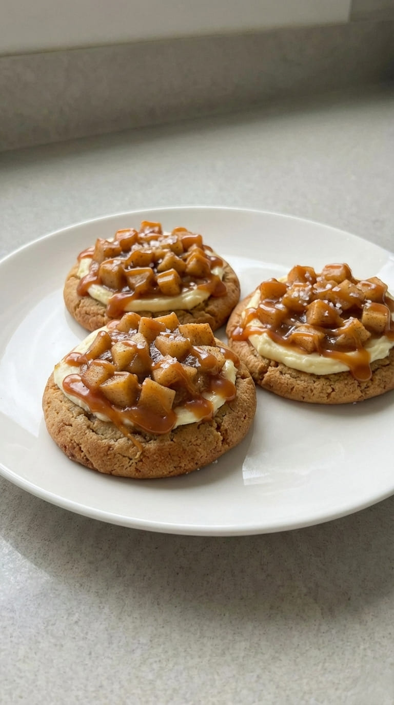 Salted Caramel Apple Pie Cheesecake Cookies – Ultimate Fall Treat