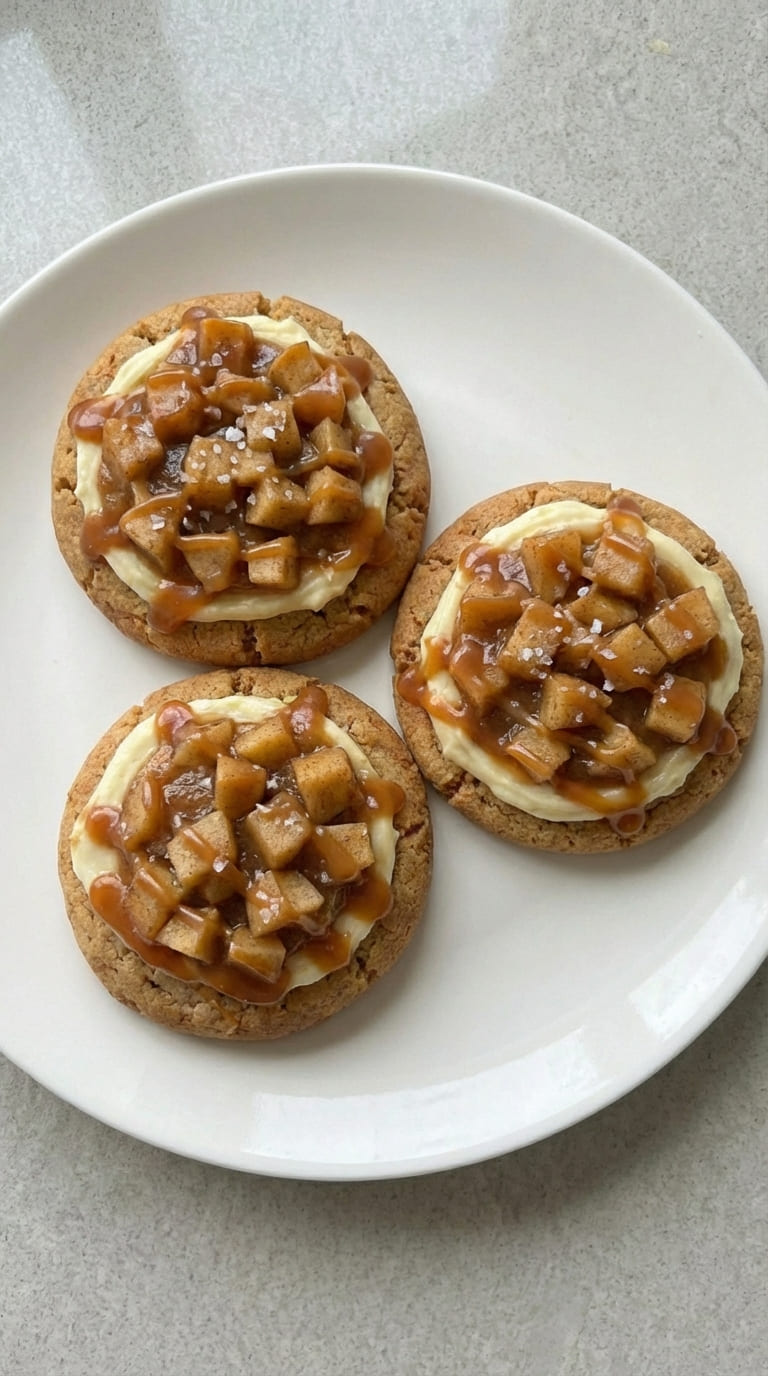 Salted Caramel Apple Pie Cheesecake Cookies – Ultimate Fall Treat