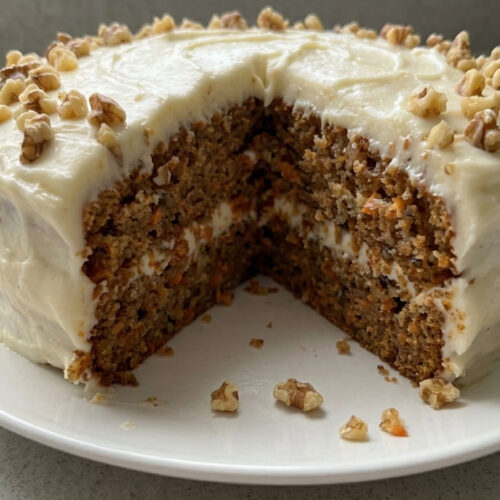 Easy Carrot Cake Recipe (Best Ever with Cream Cheese Frosting!)