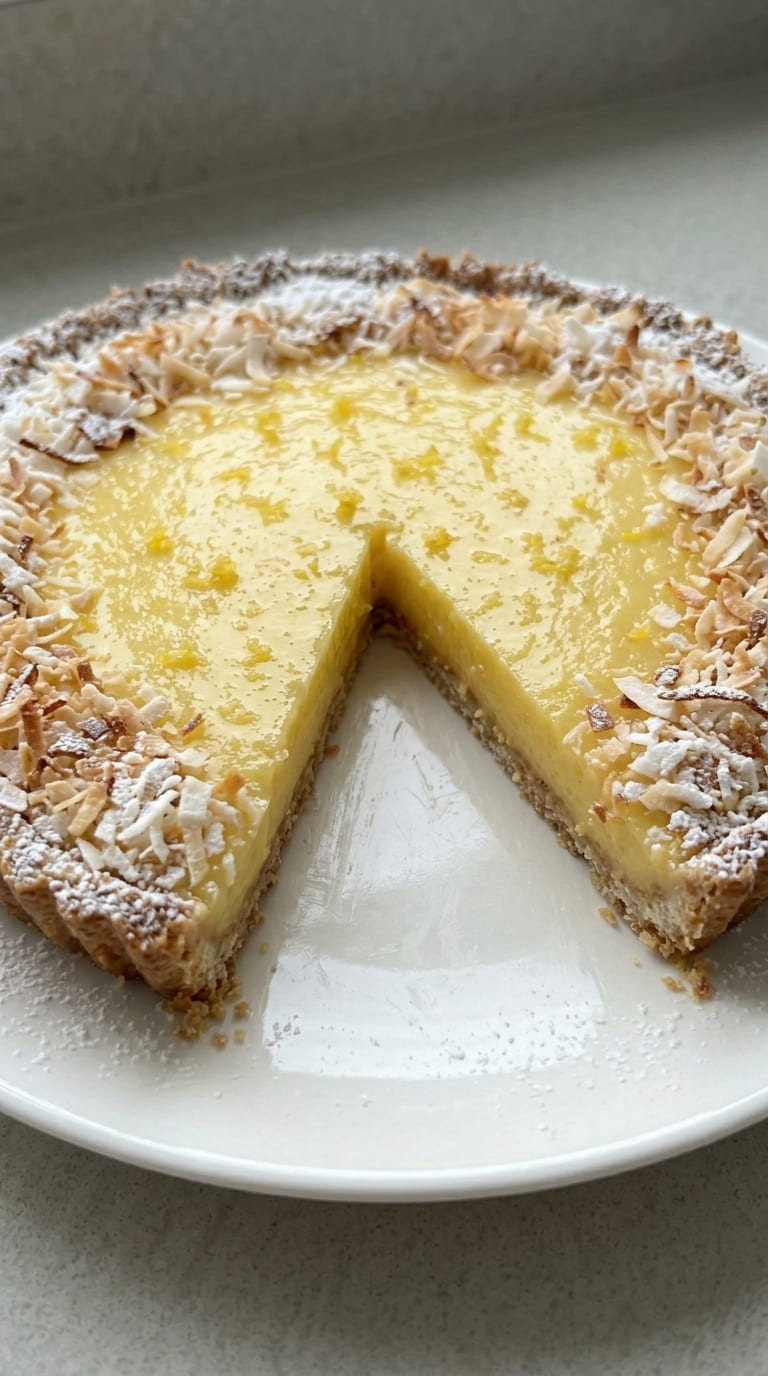 Best Coconut Lemon Tart – Sweet, Zesty & Delicious