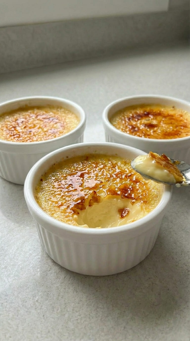 Easy 3-Ingredient Crème Brûlée Recipe (So Simple!)