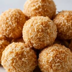 3-Ingredient Toasted Coconut Balls