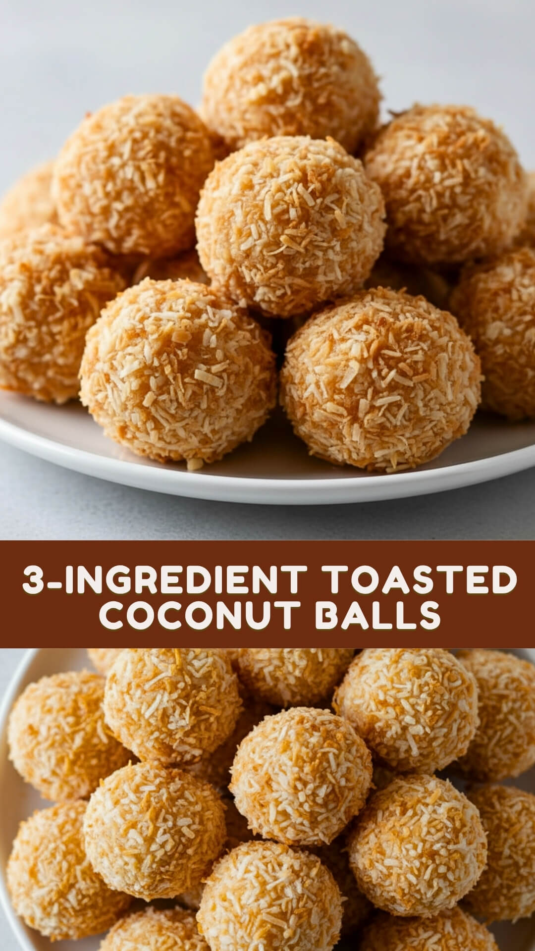 3-Ingredient Toasted Coconut Balls