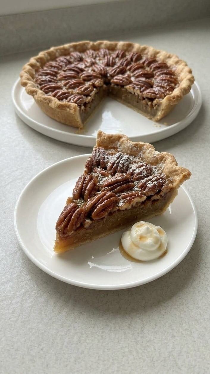 Classic Maple Pecan Pie, Rich, Gooey and Perfect for Fall