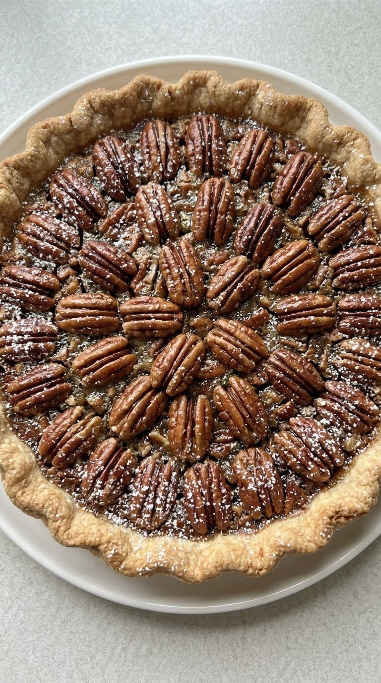 Classic Maple Pecan Pie, Rich, Gooey and Perfect for Fall