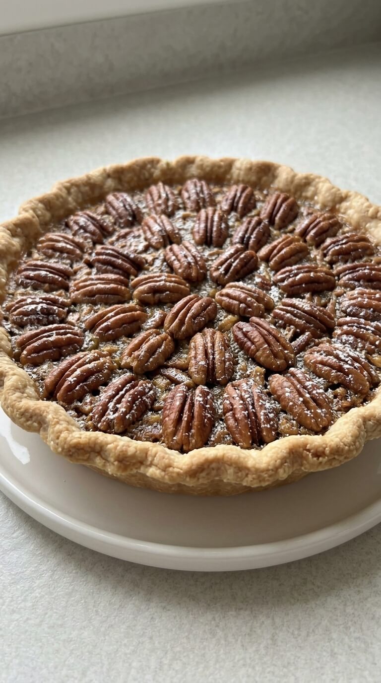 Classic Maple Pecan Pie, Rich, Gooey and Perfect for Fall