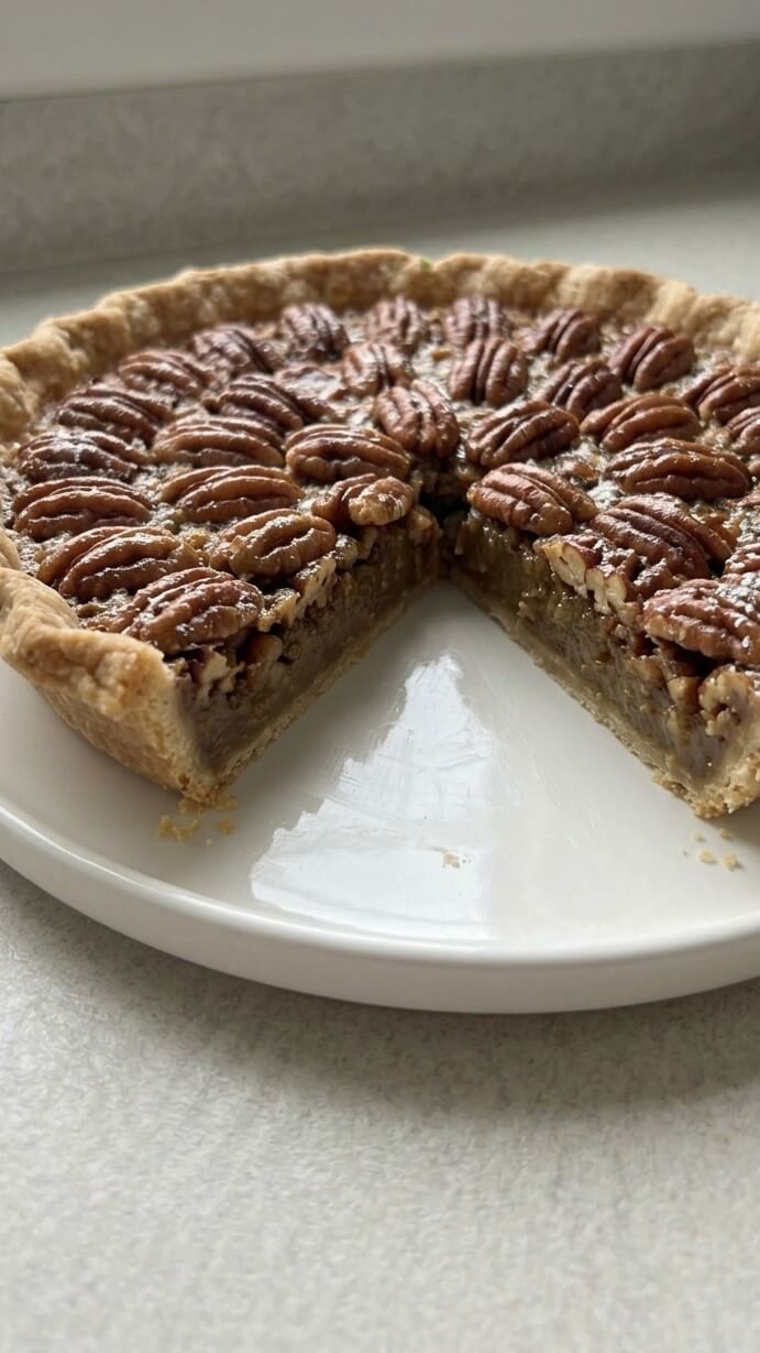 Classic Maple Pecan Pie, Rich, Gooey and Perfect for Fall