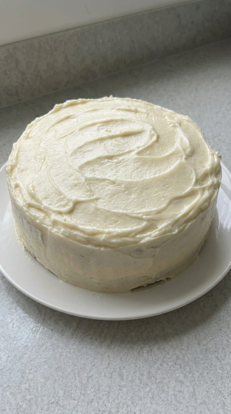Classic Vanilla Cake with Creamy Brown Butter Frosting
