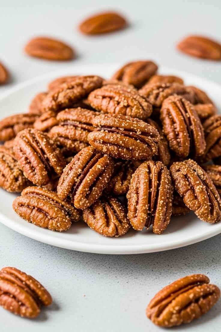 Perfect Holiday Candied Pecans with Brown Sugar