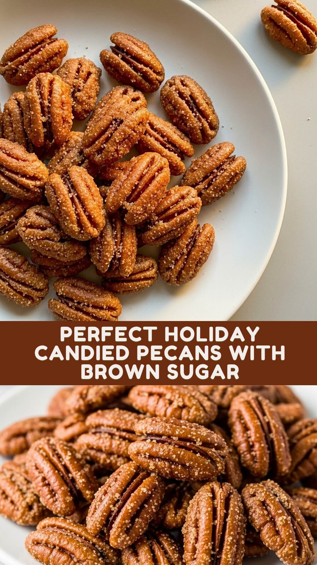 Perfect Holiday Candied Pecans with Brown Sugar