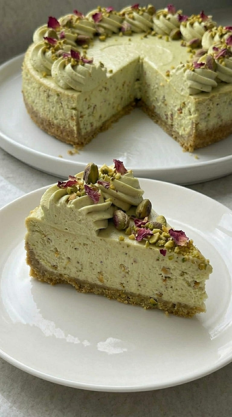 Easy Pistachio Cheesecake Better Than Bakery