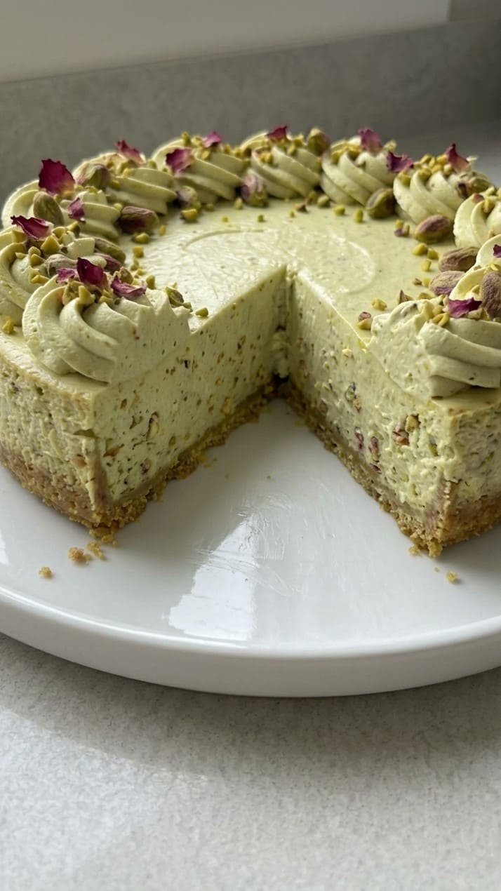 Easy Pistachio Cheesecake Better Than Bakery