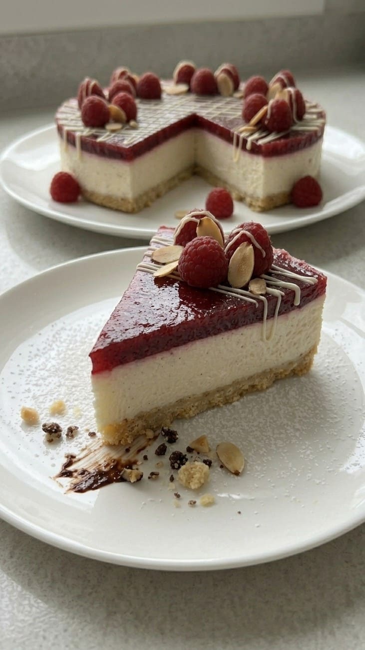 Raspberry Cheesecake Recipe, Creamy and Easy Homemade Dessert