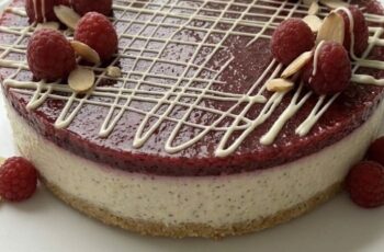 Raspberry Cheesecake Recipe, Creamy and Easy Homemade Dessert