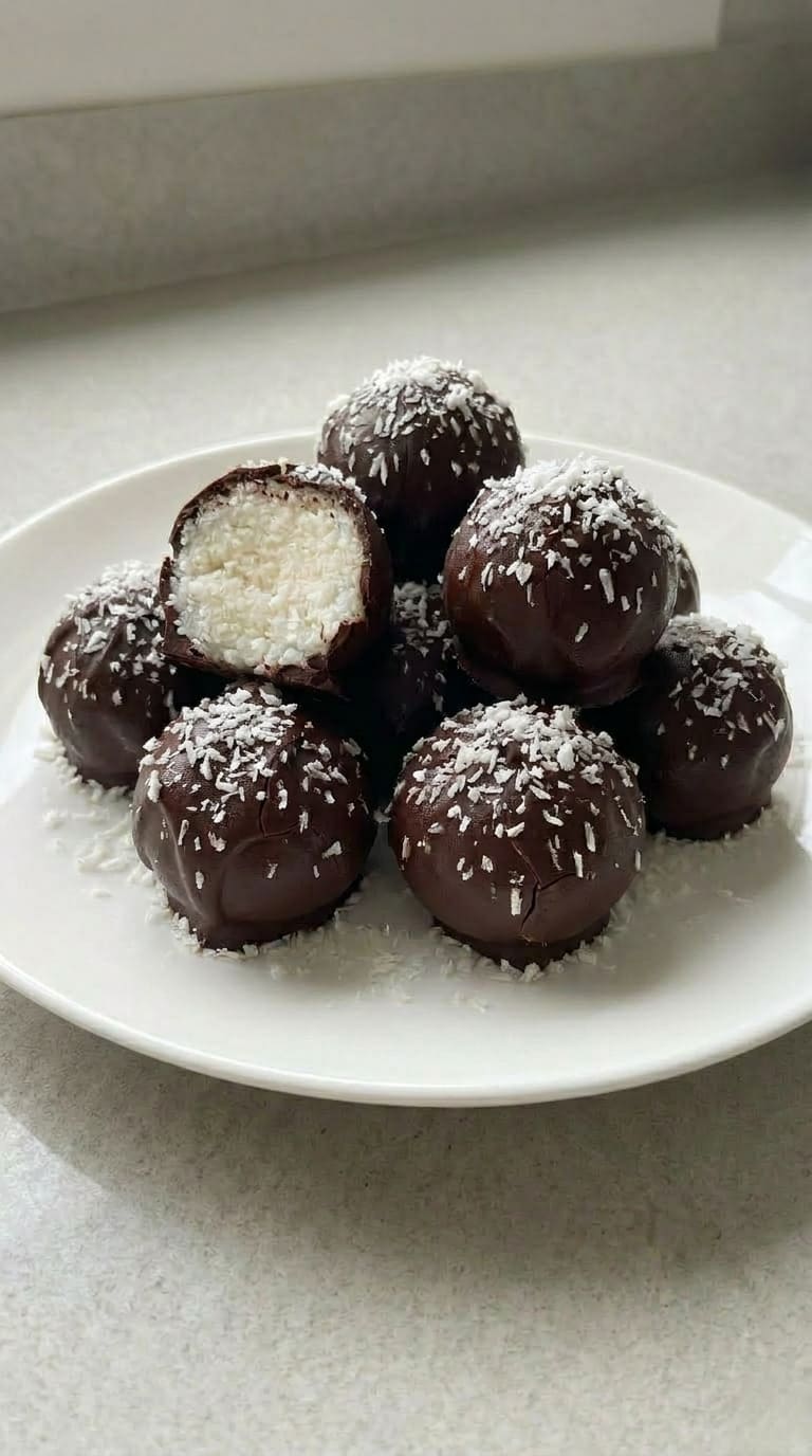 The Easiest 3 Ingredient Bounty Balls You’ll Ever Make