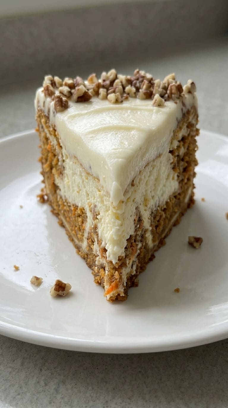 Carrot Cake Cheesecake Recipe – Two Desserts in One Perfect Bite