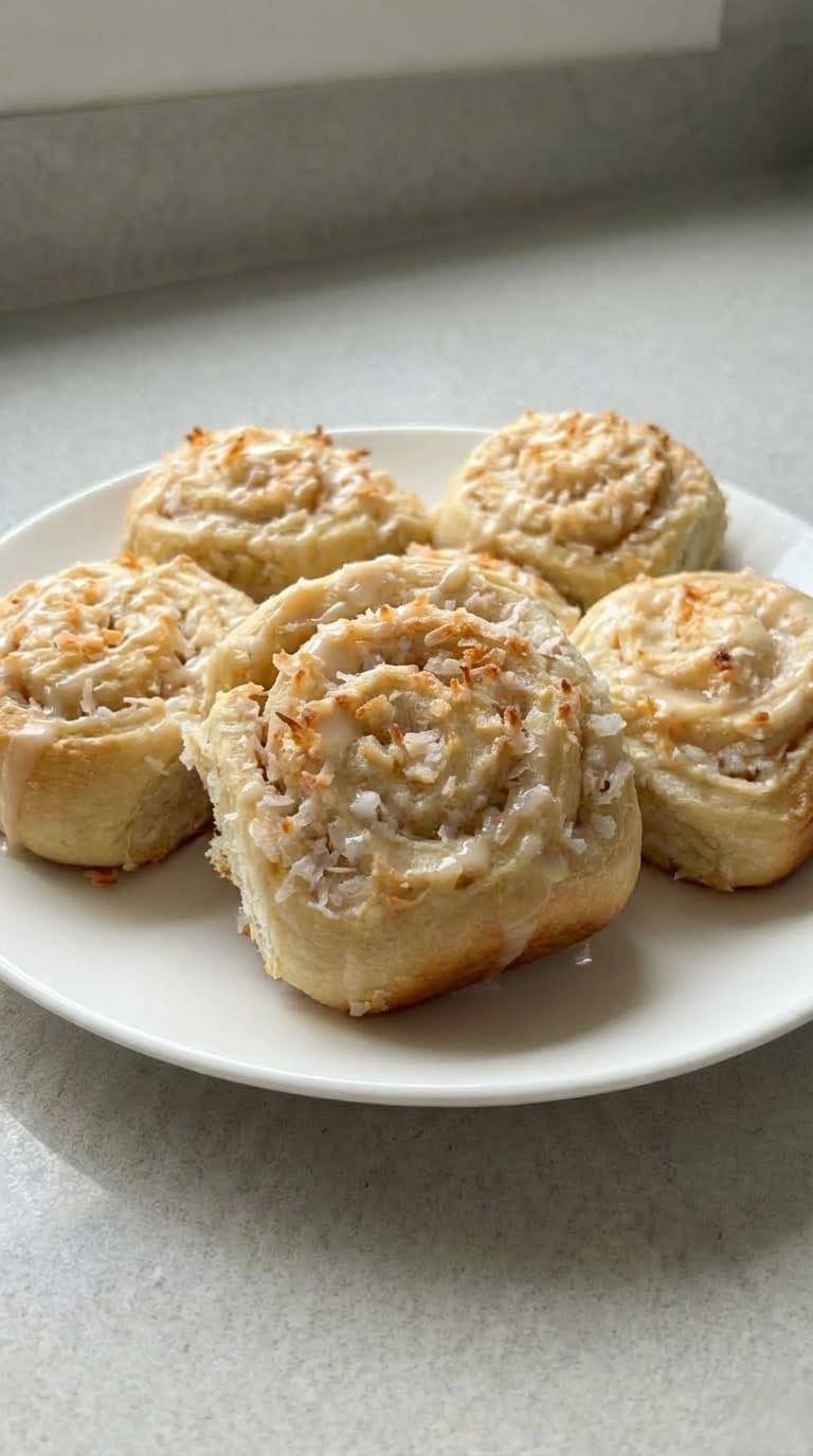 Soft Coconut Cream Cinnamon Rolls That Melt in Your Mouth