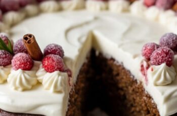 Gingerbread Layer Cake with Cream Cheese Frosting