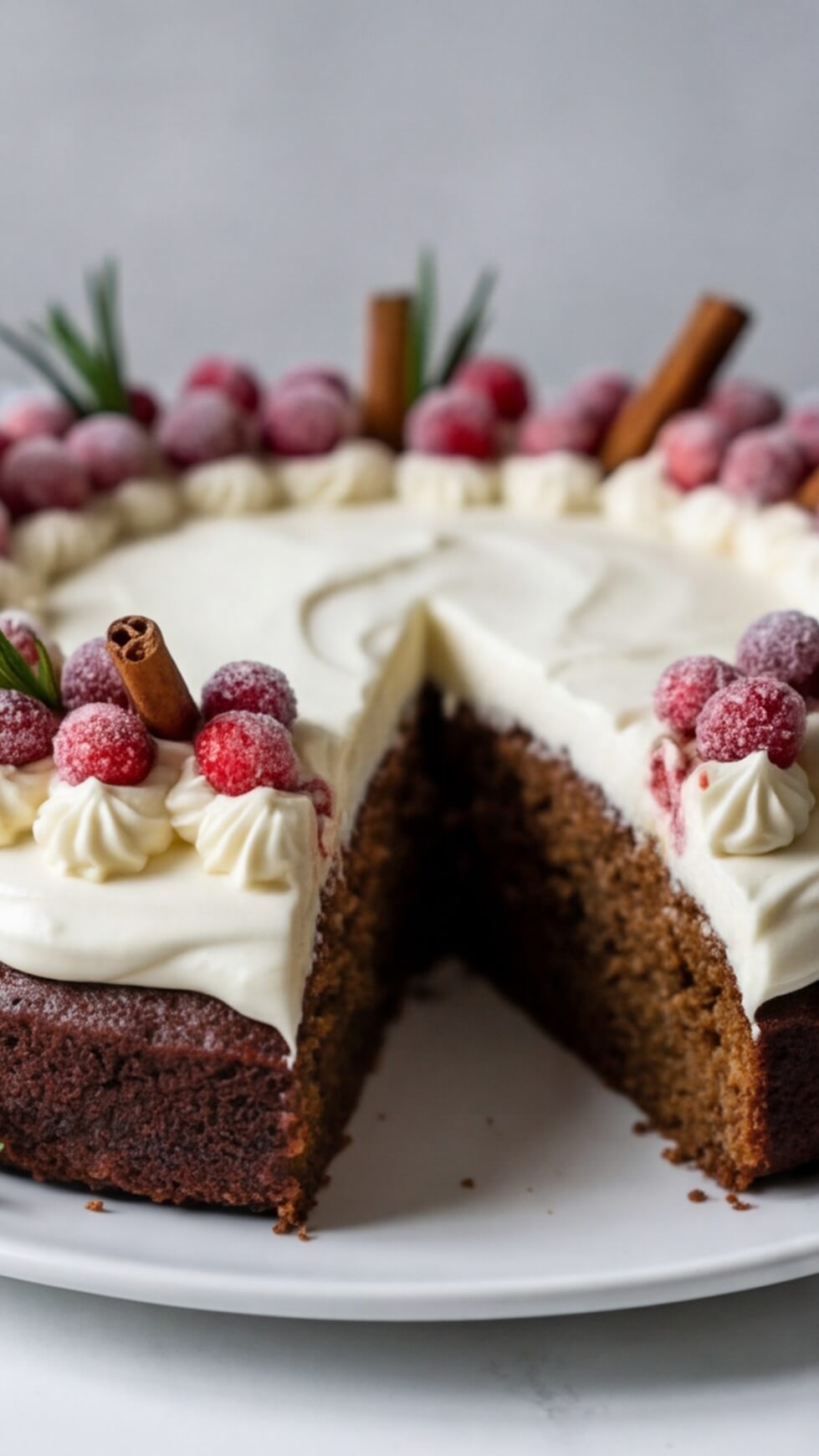 Gingerbread Layer Cake with Cream Cheese Frosting