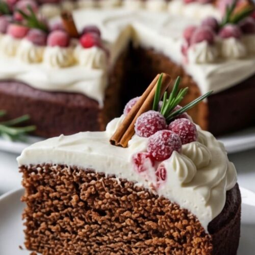 Gingerbread Layer Cake with Cream Cheese Frosting