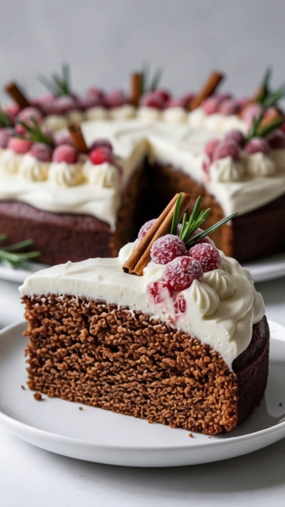 Gingerbread Layer Cake with Cream Cheese Frosting