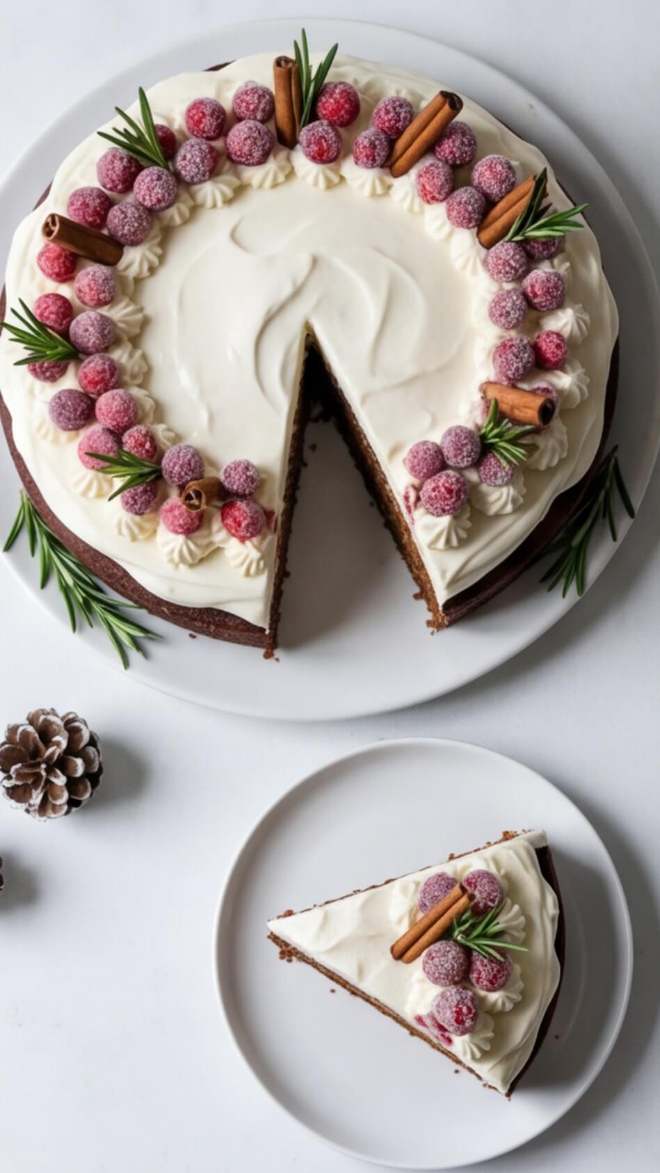 Gingerbread Layer Cake with Cream Cheese Frosting