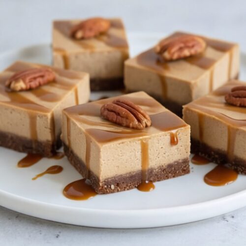 Vegan Chai Cheesecake Bars – No-Bake, Healthy & Amazing