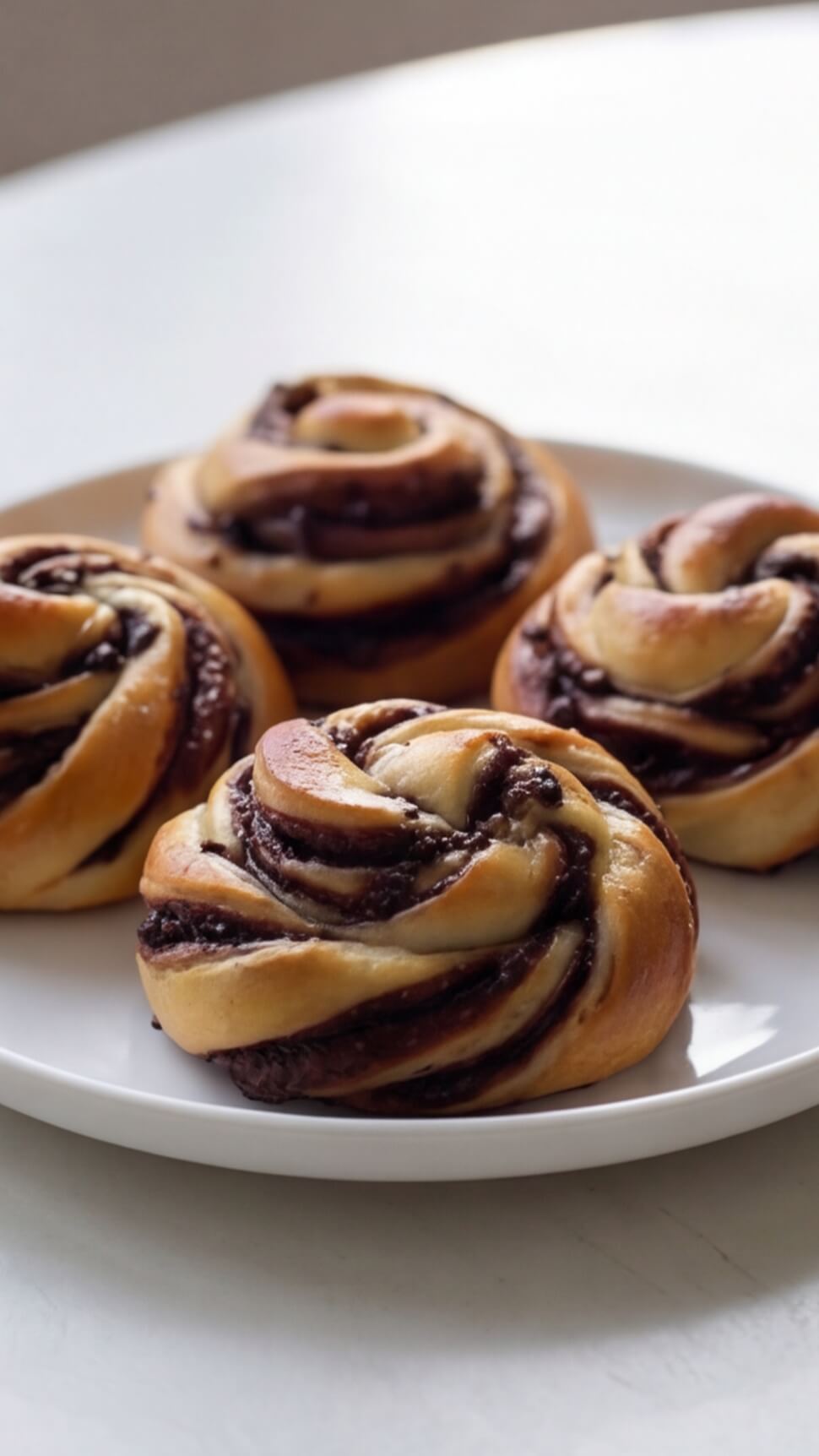 Easy Chocolate Custard Buns with Chocolate Chips (So Good!)
