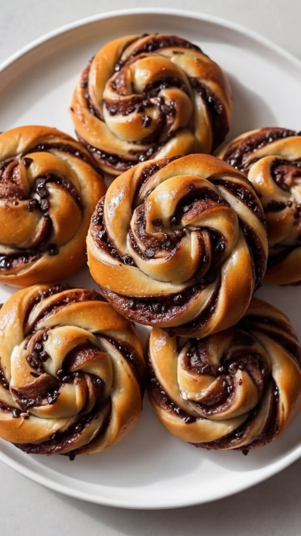 Easy Chocolate Custard Buns with Chocolate Chips (So Good!)