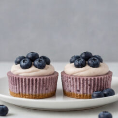 Easy Mini Blueberry Cheesecakes Recipe (Bite-Sized & Delicious!)