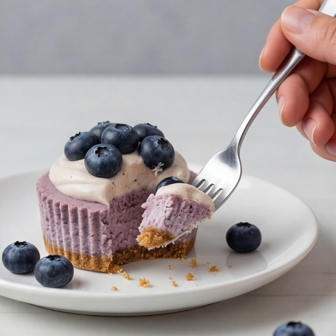 Easy Mini Blueberry Cheesecakes Recipe (Bite-Sized & Delicious!)