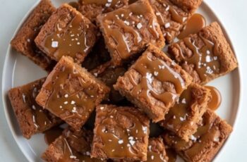 Salted Caramel Blondies – Gluten-Free, Dairy-Free & Delicious