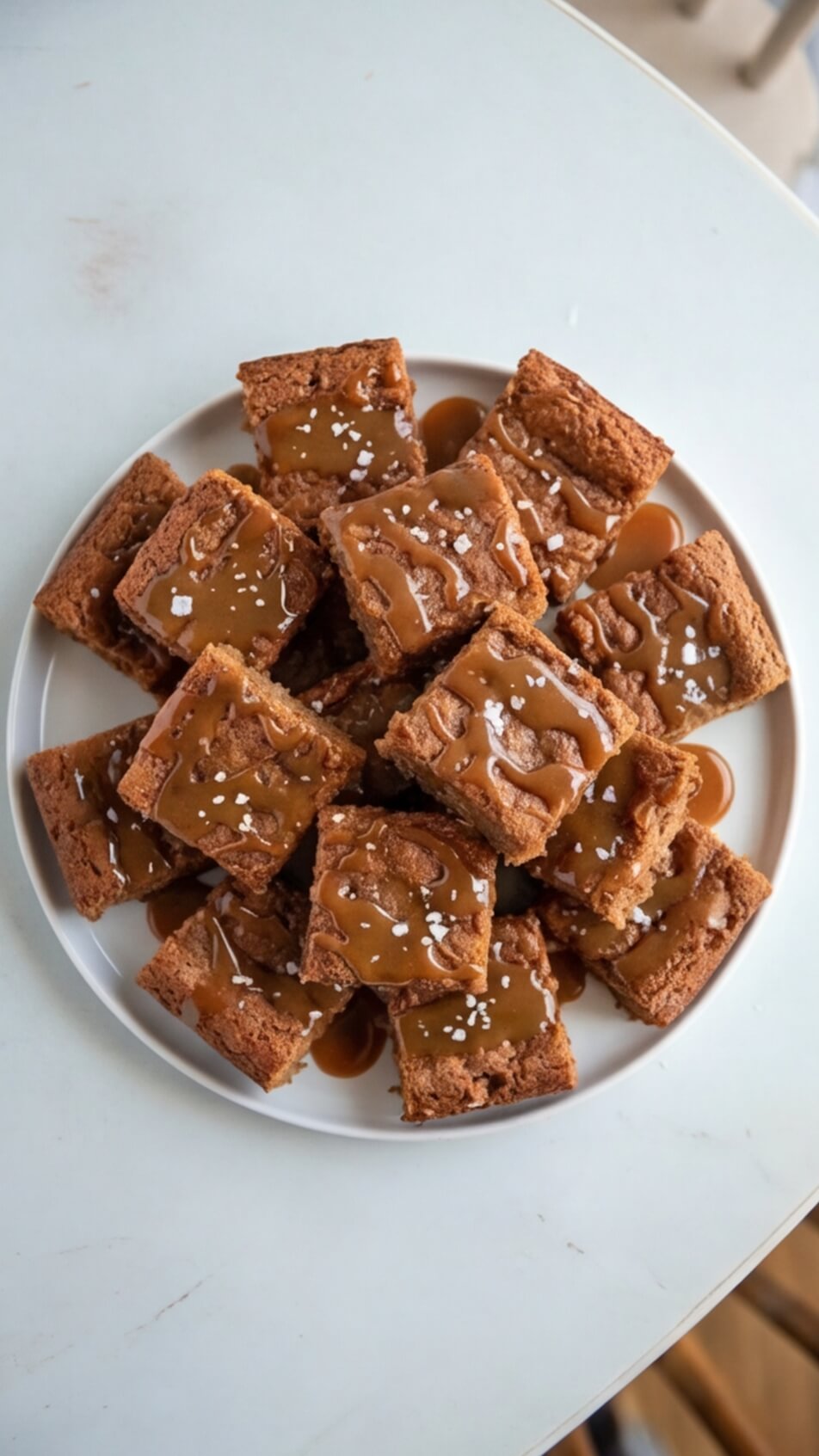 Salted Caramel Blondies – Gluten-Free, Dairy-Free & Delicious