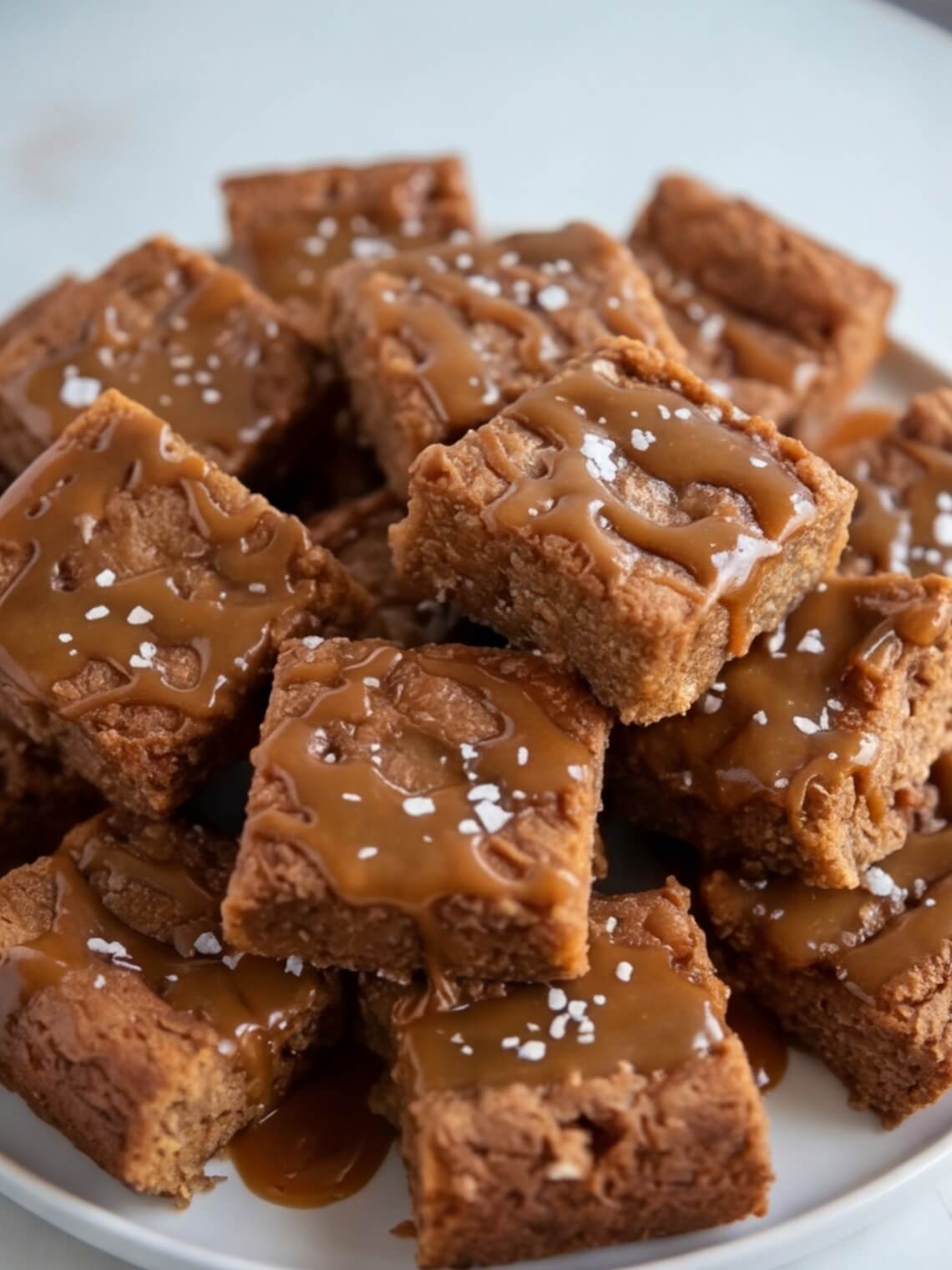 Salted Caramel Blondies – Gluten-Free, Dairy-Free & Delicious