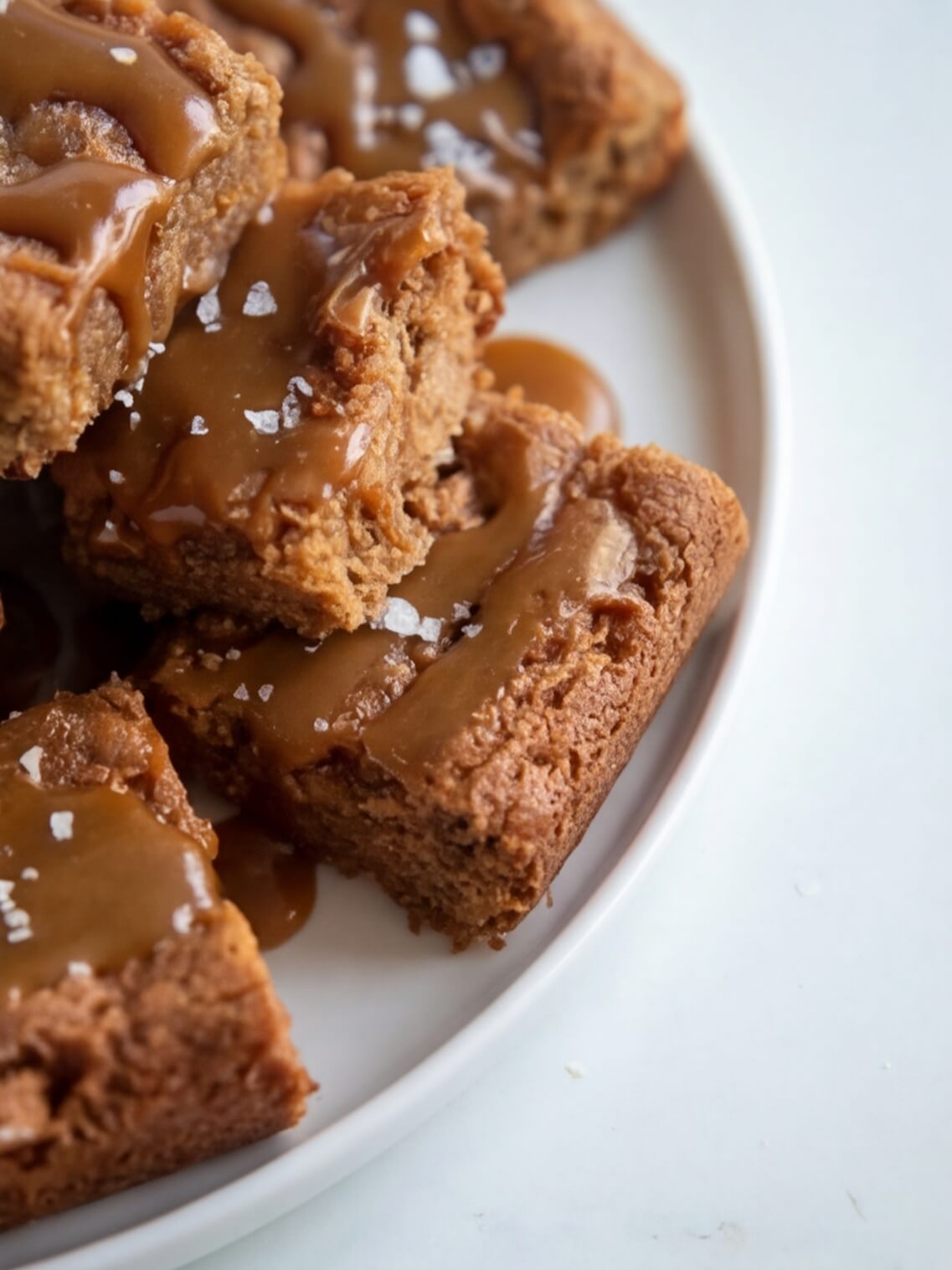 Salted Caramel Blondies – Gluten-Free, Dairy-Free & Delicious