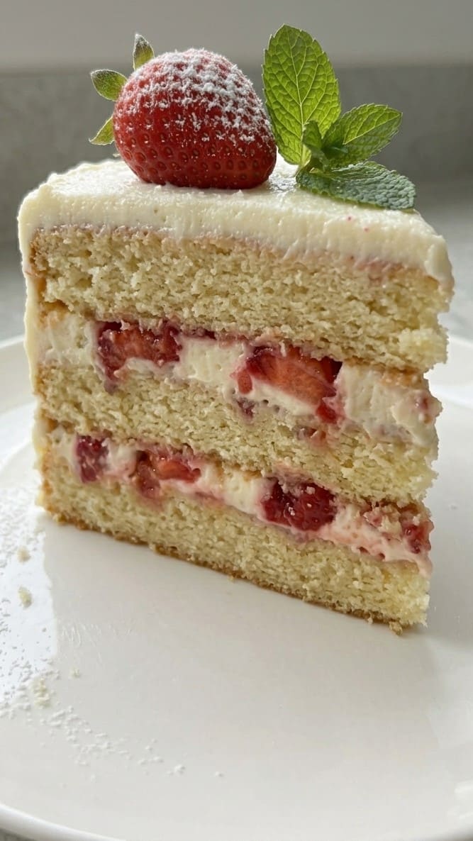 The Only Strawberry Shortcake Cake You’ll Ever Need