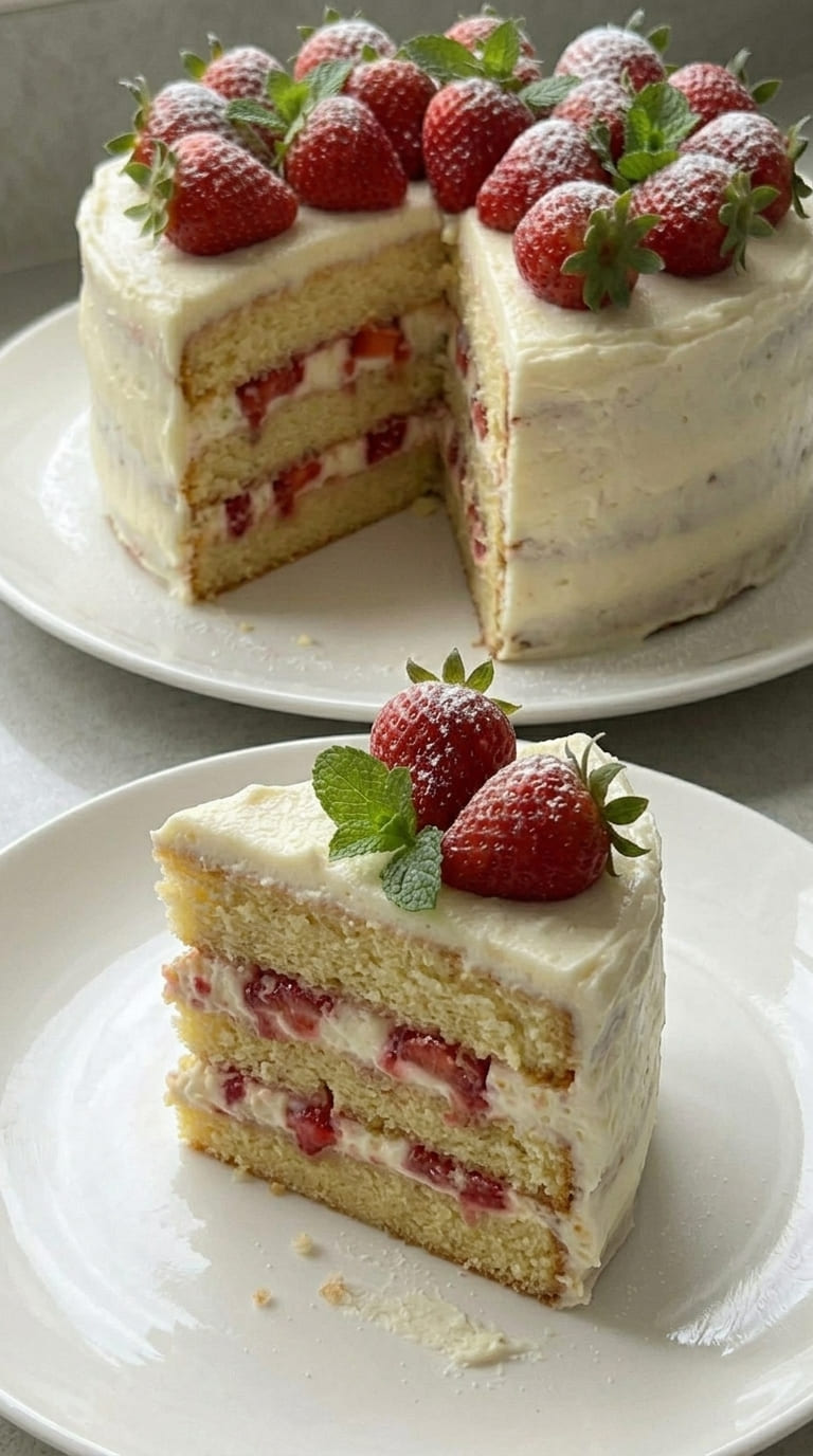 The Only Strawberry Shortcake Cake You’ll Ever Need
