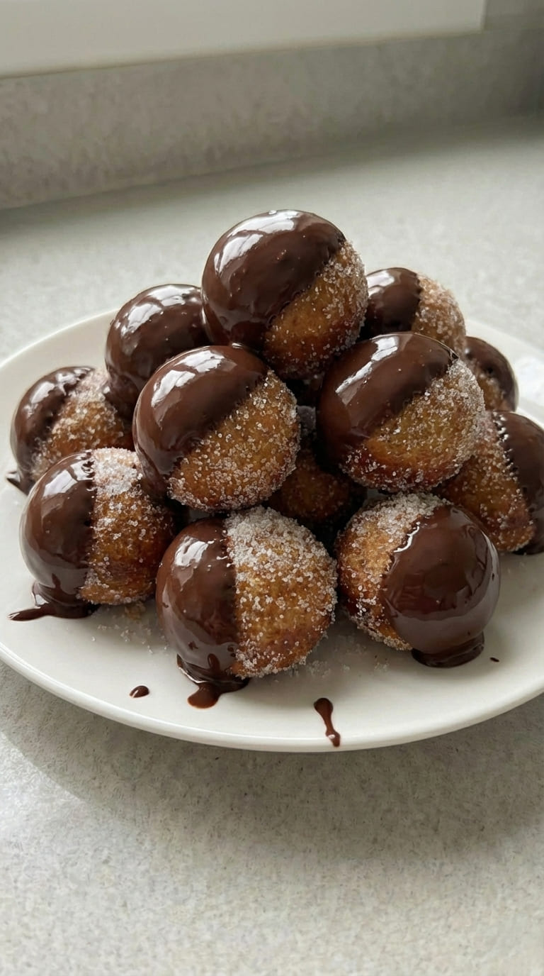 Easy Banana Bread Donut Holes, Bite Size & Irresistible
