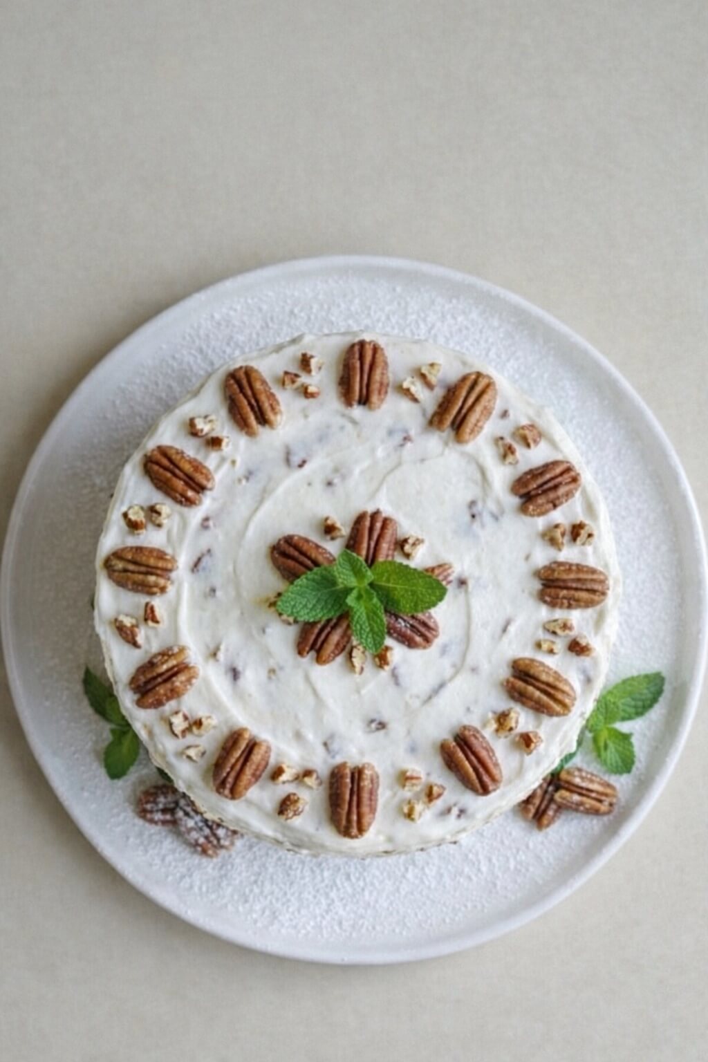 Classic Italian Cream Cake with Cream Cheese Frosting