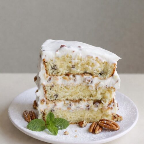 Classic Italian Cream Cake with Cream Cheese Frosting