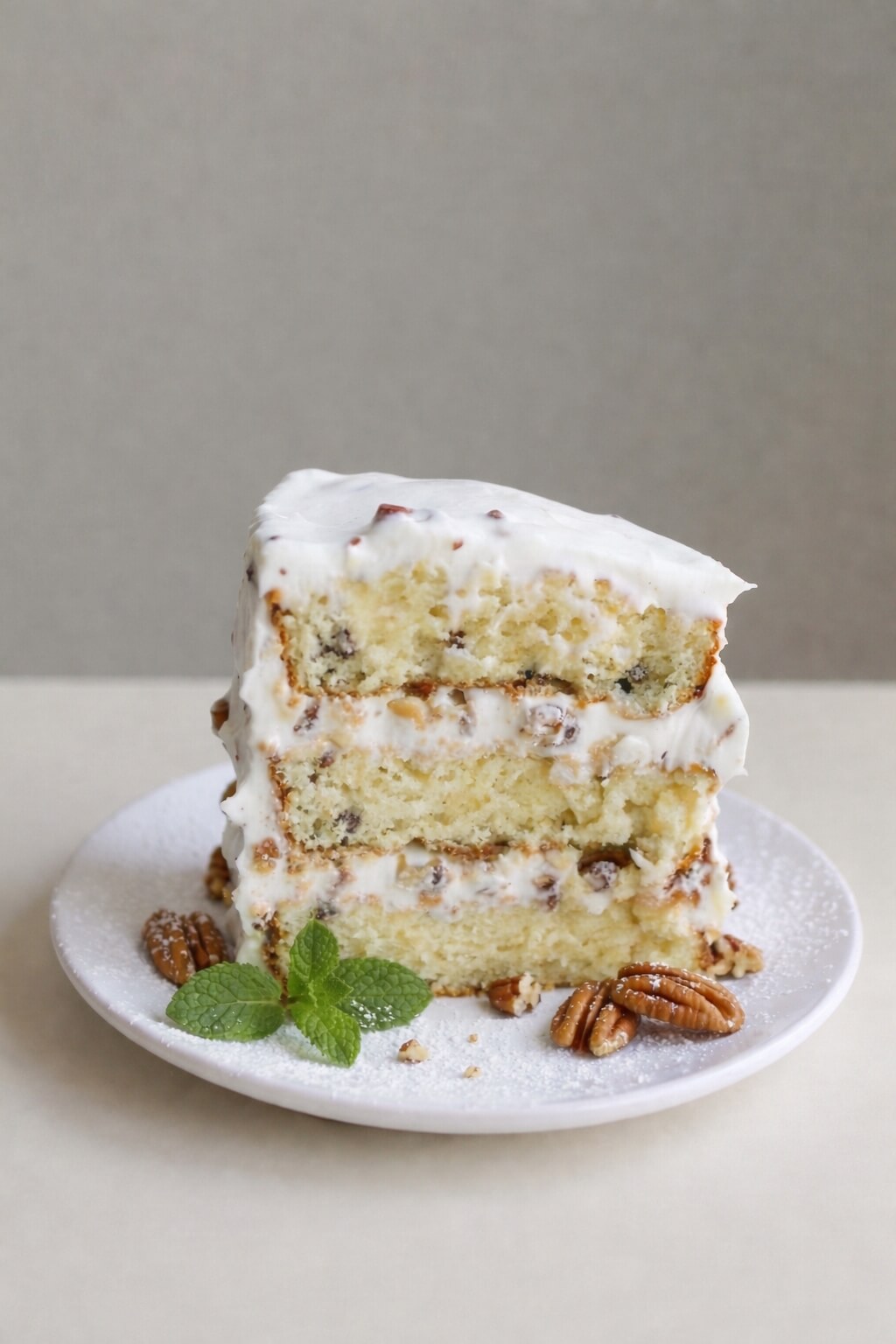 Classic Italian Cream Cake with Cream Cheese Frosting