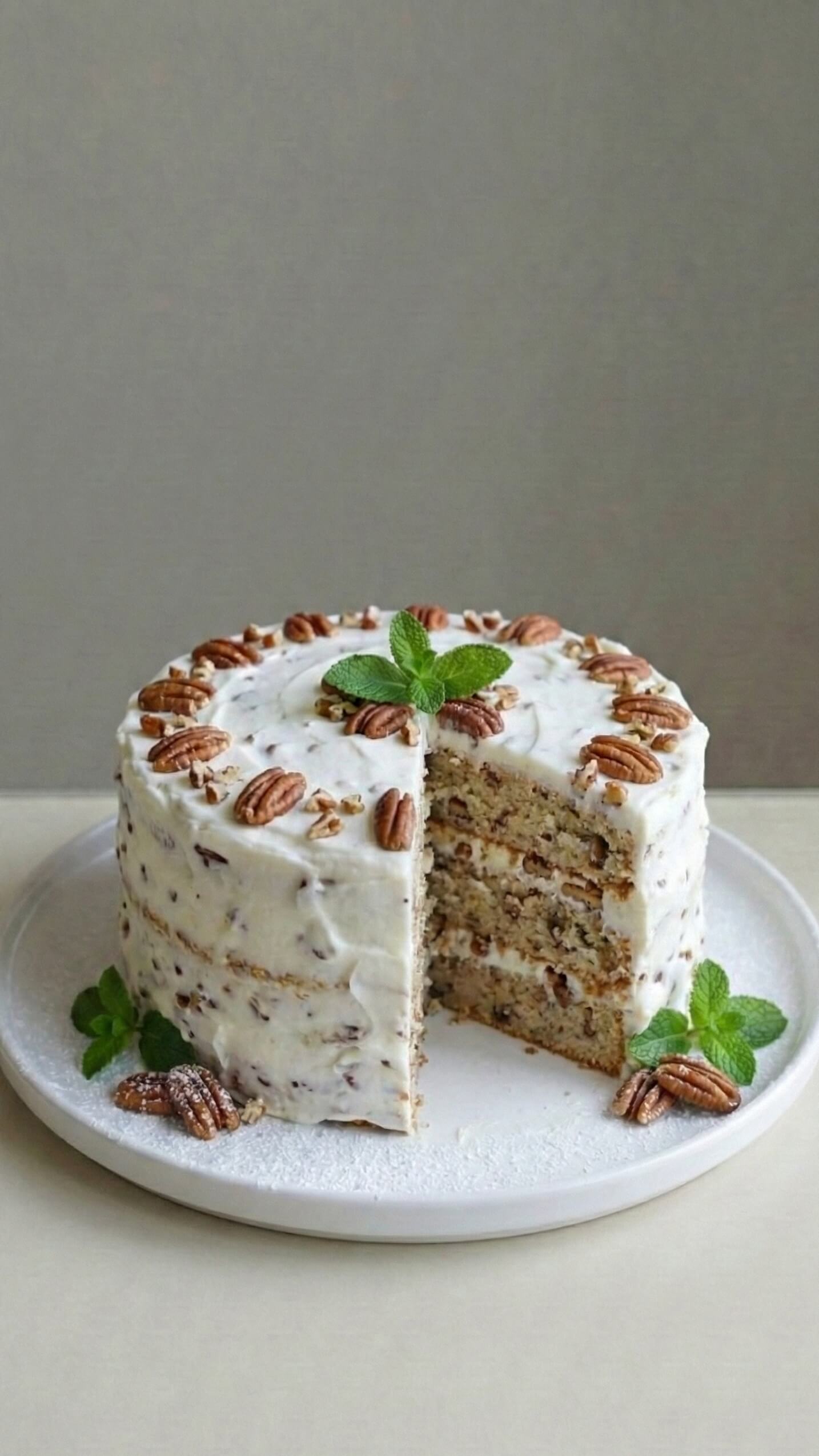 Classic Italian Cream Cake with Cream Cheese Frosting