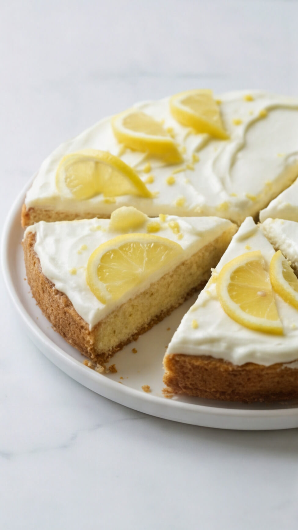 Lemon Cake with Lemon Cream Cheese Frosting