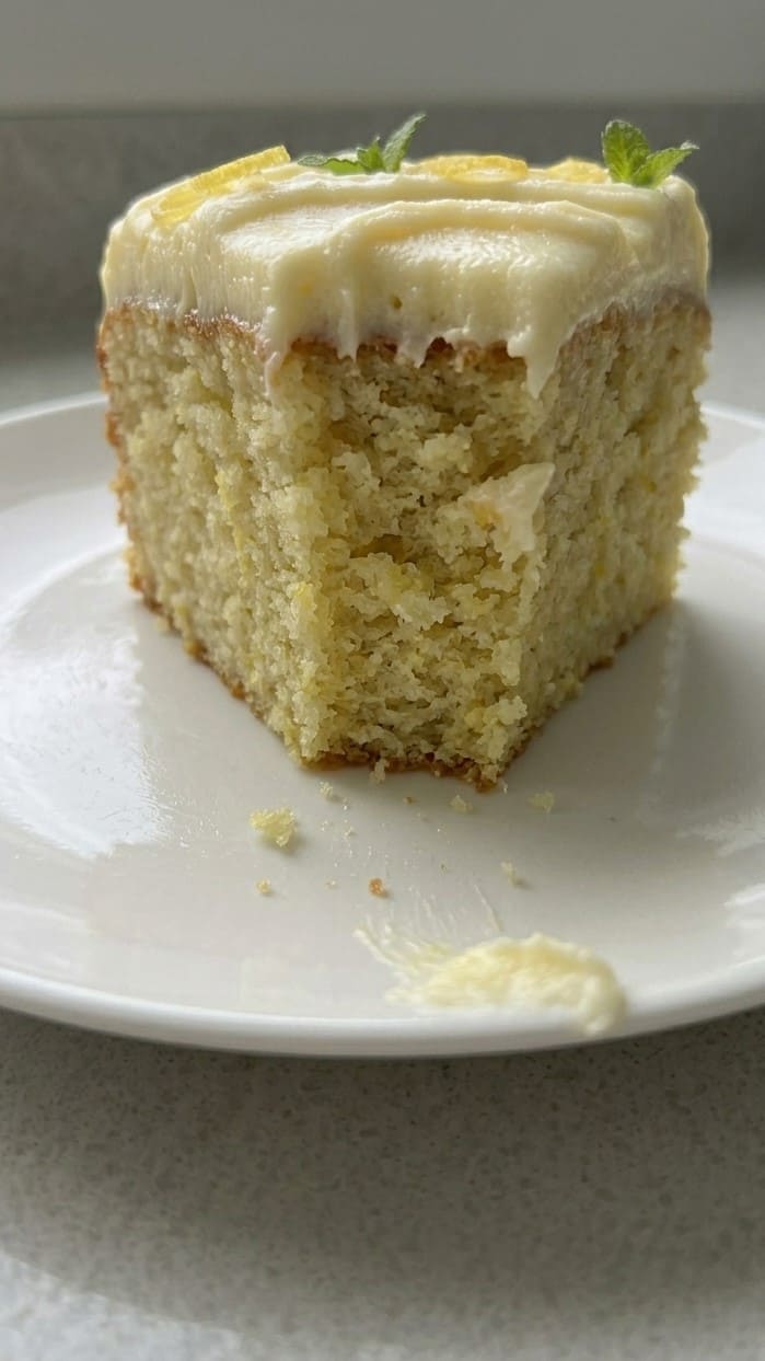 Best Lemon Cake with Lemon Cream Cheese Frosting