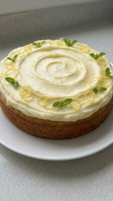Best Lemon Cake with Lemon Cream Cheese Frosting