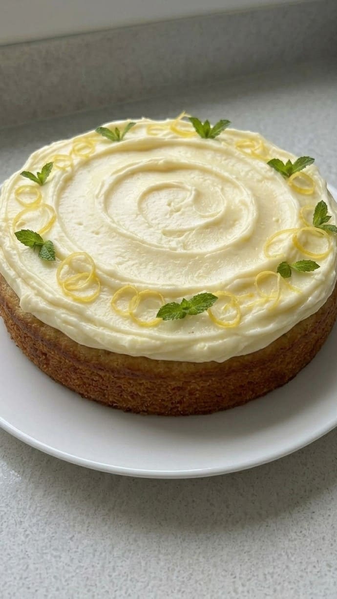 Best Lemon Cake with Lemon Cream Cheese Frosting – Simple & Delicious