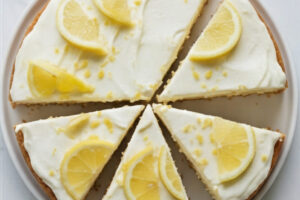 Lemon Cake with Lemon Cream Cheese Frosting