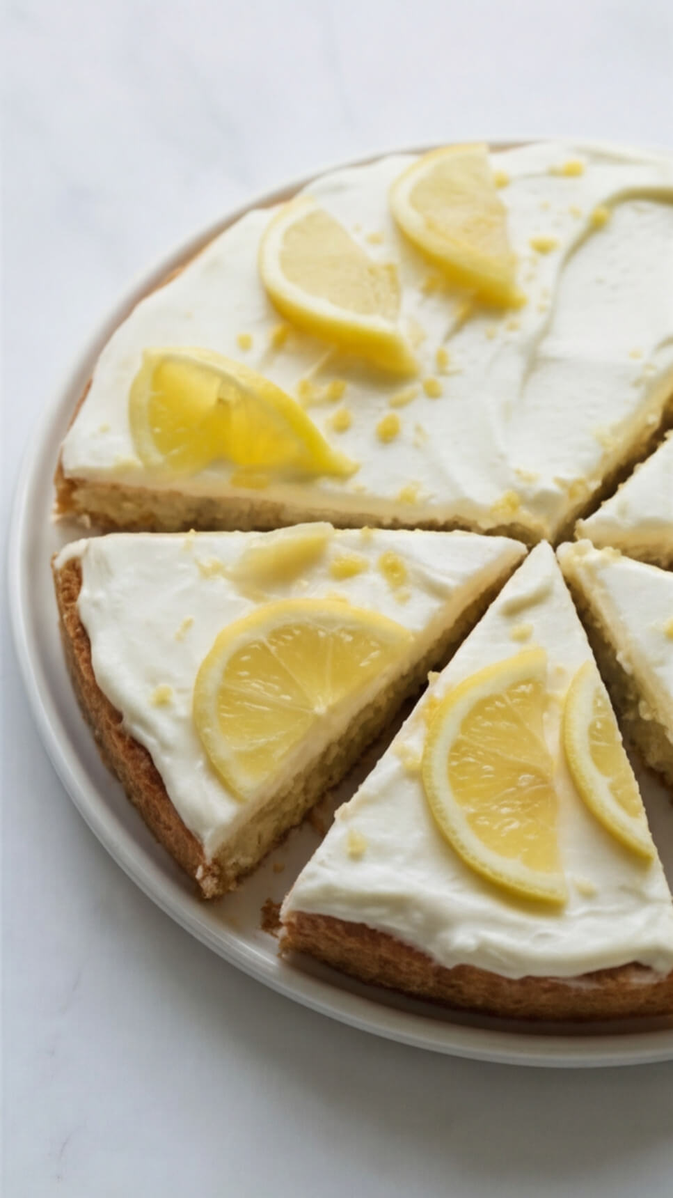 Lemon Cake with Lemon Cream Cheese Frosting