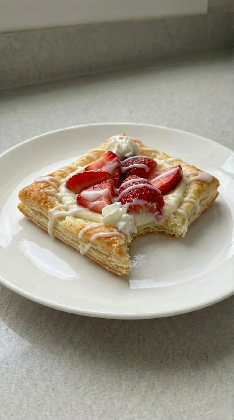 Homemade Strawberry Danishes, Bakery Style Made Easy